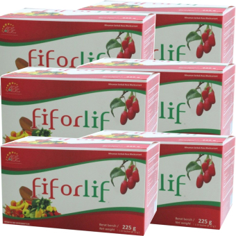 FIFORLIF - Super Fiber & Detox Alami Kaya Nutrisi - Paket 6 Box