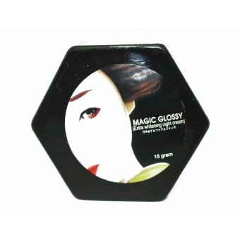 Fpd Magic Glossy Whitening Night Cream Pemutih Wajah 15gr