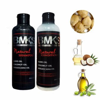 BMKS Paket Natural Shampoo / Black Magic Kemiri Shampoo & Conditioner BMKS BPOM- 250ml