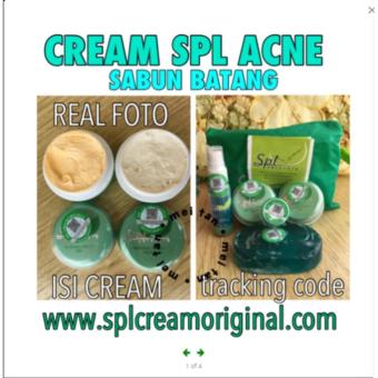 Paket Cream Spl -Cream Spl Acne Sabun Batang Original .Ada Barcode Tracking -1 Paket