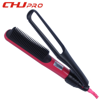 CHJ 2016 Hot Sale Comb Hair Straightener Fast Hair Straightener Simply Straight Ceramic Hair Straightening Brush Wholesale - intl