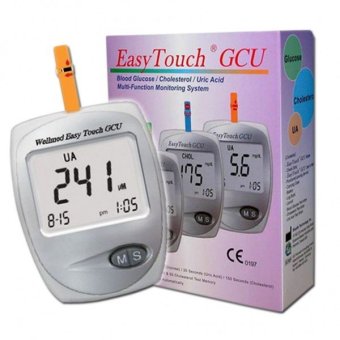 Easy Touch GCU - Alat Tes Darah untuk Gula Darah (Glucose), Kolesterol (Cholesterol), Asam Urat (Uric Acid)