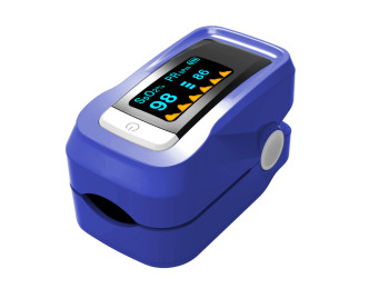 Acediscoball Finger Oximeter Portable edical Pulse Blood Oxygen SpO2 Monitor PR Heart Rate Moniter LED display Handheld Portable (Purple) - intl
