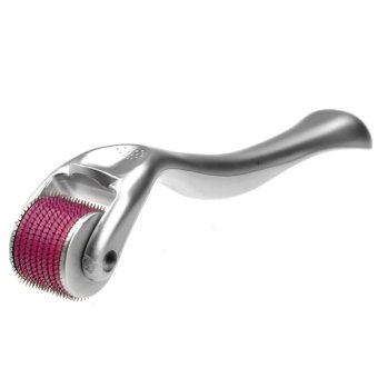 TinkSky TS25 540-Needles Micro-needle Roller Medical Therapy Skin Care Tool - 2.5mm Needle Length Silver+Rosy