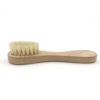 Velishy Wooden Bristle Face Body Cleaning Facial Skin Care Scrub