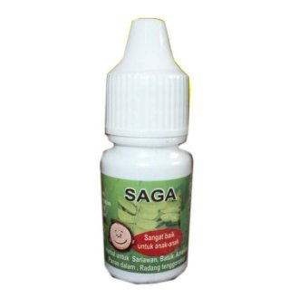 Saga Obat Herbal Sariawan/Batuk/Sakit Tenggorokan - 3 botol