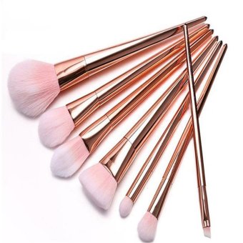 Ai Home 7Pcs Professional Makeup Cosmetic Brush Set Foundation Powder Blushes (Rose Gold) - intl