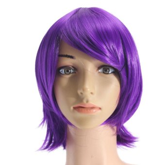 Women/Men Anime Fashion Short Wig Cosplay Party Straight Hair Cosplay Full Wigs - intl