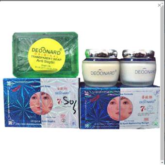 Deoonard Pemutih Kulit Wajah Cream - Paket Lengkap  Original