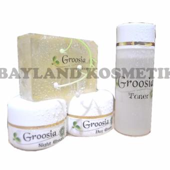 Groosia Paket Whitening Cream Original