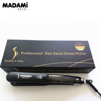 450F Fast Heating Hair Straightener Hair Salon Vapor Heat HairStraightening Plates Chapinha Steamer Flat Iron Straightener - intl
