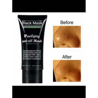 SHILLS Black Mask Kiss Beauty Deep Cleansing Acne Purifying Peel-off / Masker Wajah dan Komedo