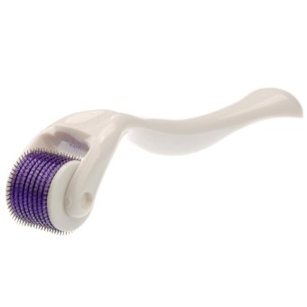 TinkSky TS15 540-Needles Micro-needle Roller Medical Therapy Skin Care Tool - 1.5mm Needle Length White+Purple
