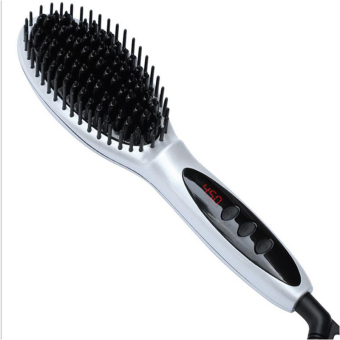 High Quality Steam Comb Hair Brush Electric Fast Straightening Ceramic LCD Display Hair Straightener Iron Comb