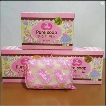 Fortune - Pure Soap by Jellys - Sabun Pemutih Muka Dan Badan berhologram - 100 gram - 3 Pcs Original