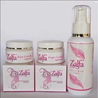 Zalfa Miracle Flawless Bright Series - Day cream, Night cream, Facial wash  -1Paket