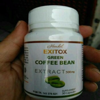 Obat Diet Tubuh Green Coffee Bean Exitox Hendel 500 Mg