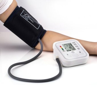 Ajusen 1pc Health Care Portable Automatic Monitor Heart Beat Arm Blood Pressure LCD Digital Meter - intl