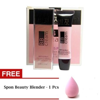 BB Korea Correction Cream - BB Cream + Spon Beauty Blender - 1 Pcs