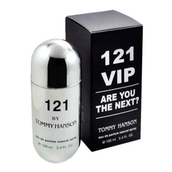 Original Parfum For Men 121 VIP Tommy Hanson Silver Black EDP 80ml