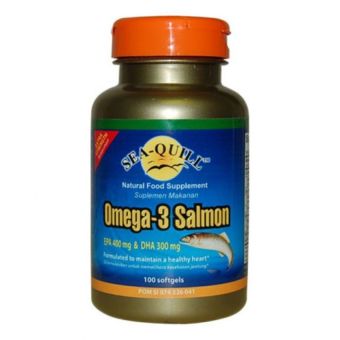 Sea-Quill Omega 3 Salmon - 100 Softgels