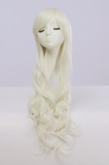 Anime Elegant curl wig-Halloween special edition-white - intl