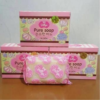 Pure Soap by Jellys - Sabun Pemutih Muka Dan Badan - 100 gr