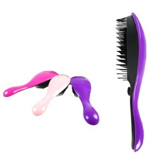 Sisir Pijat Elektrik Maternal Electric Massage Comb Hair - Pink