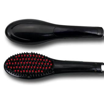 Electric Straight Beauty Hair Comb / Sisir Pijat Elektrik - Black