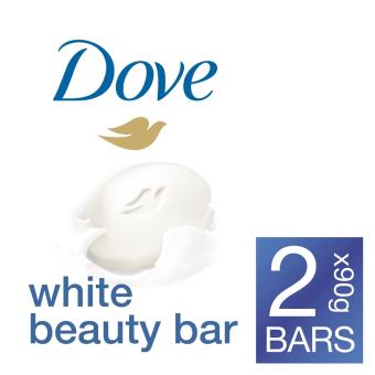 Dove White Beauty Bar Bundling Pack - 2X90Gr