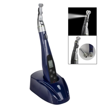 Vinmax Dental LED Wireless Mini 16:1 Reduction Contra Angle Endo Motor Root Canal Treatment Root Canal Apex Locator CE FDA (Blue) - intl