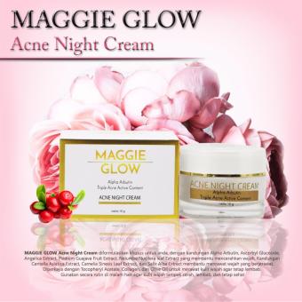Maggie Glow Acne Night Cream Original BPOM - New Product