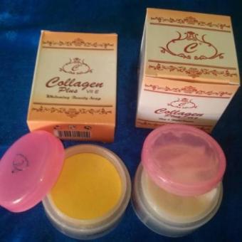 Paket Collagen Plus Vit E Whitening Day & Night Cream + Beauty Soap