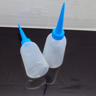 2PCS 100ML dropper press bottle drip oil water gluewater solvent with scale - intl