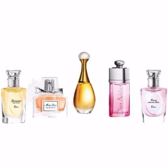 Miniature Set Christian Dior Fragrance For Women 5 pcs x 7.5 ml