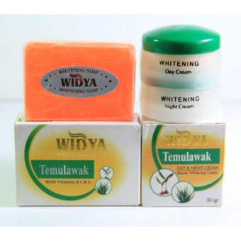 Temulawak Cream Widya 3 in 1 BPOM ( Cream Siang, Malam + Sabun )