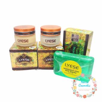 Paket Cream Lyese Original Sabun Anti Septic - Lyese Sabun Hijau