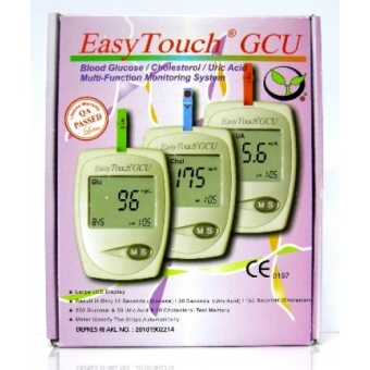 Easy Touch 3 in 1 GCU Alat Tes Gula Darah, Kolestrol & Asam Urat