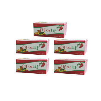 Fiforlif - Super Fiber & Detox Alami Kaya Nutrisi - Paket 5 Box