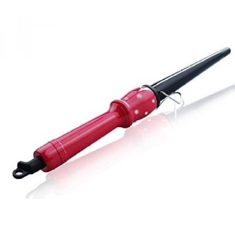Ceramic Conical Curling Wand .Hair Curling Iron with 1/2 inch to 1inch Barrel- Professional Salon Fast Heat-up Hair Curler withTourmaline Negative Ion Technology. Pink(OVERSEAS) - intl