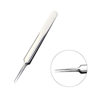 Ai Home Stainless Steel Face Skin Cleaner Blackhead Straight Acne Clip (Silver) - intl