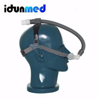 NP1 Size CPAP APAP BiPAP Nasal Pillows Respirator Mask With Headgear For Sleep Apnea Storing - intl