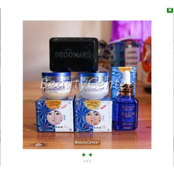 Paket Komplit Whitening Deoonard Biru / Blue 25gr (Cream,Sabun,Serum) 1 PAKET Komplit Original Asli Produk Deoonard