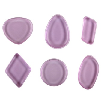 FashionDoor Novelty Silicone Anti-Sponge Makeup Applicator Blender Perfect For Face Make Up Purple - intl
