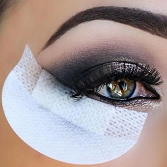 Ai Home 20pcs Eye Patches Eyelash Isolation Stickers Eye Shadow Stickers Makeup Tool (White) - intl