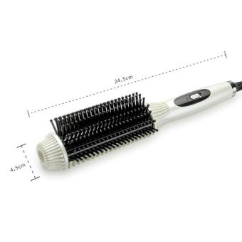 Multifunctional hair iron Fast Hair Straightener Comb, Hair Curler Brush Electric Straightening Irons Comb - intl