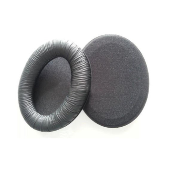 Pair of Replacement Ear Pads with Head Beam for Sennheiser HD201 HD201S HD180 Black