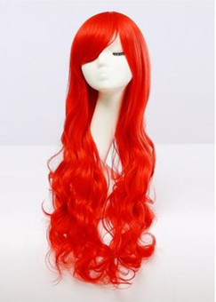 Anime Elegant curl wig-Halloween special edition-red - intl