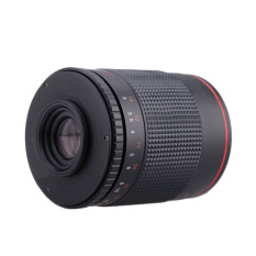 500mm f/8.0 Telephoto Mirror Lens with T Mount for Canon EOS 1D Mark IV III II 5D 7D 60D Nikon DSLR Camera (Black) (Intl)