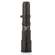 500mm Telephoto F8.0 Lens Manual Zoom with T-Mount for Canon T4i T3i T3 7D 60Da T2i XTi XSi XS Nikon DSLR Camera - Intl